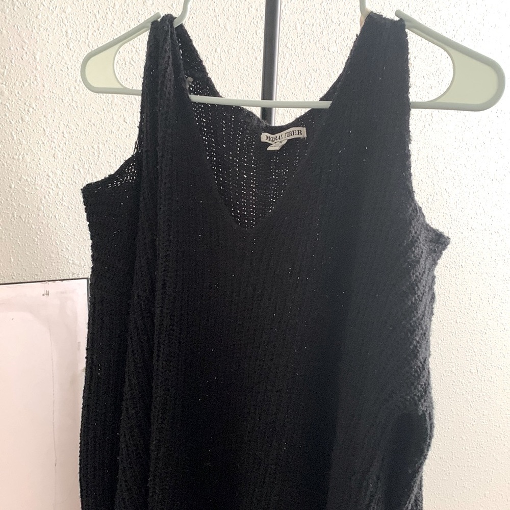 Black wool cozy sweater